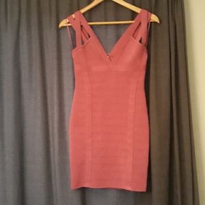 NBW Guess Pink bondage dress.